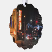 ブルックリンニューヨークフルトン通りホリデーライトNYC オーナメントカード (左)