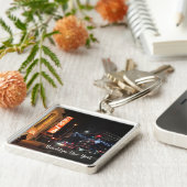 ブルックリンニューヨークフルトン通りホリデーライトNYC キーホルダー (側面)