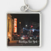ブルックリンニューヨークフルトン通りホリデーライトNYC キーホルダー (正面)