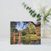 ブルックリンニューヨークボタニックガーデン秋 ポストカード (スタンド正面)