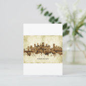ブルックリンニューヨーク市の町並み シーズンポストカード (スタンド正面)