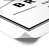 ブルックリンニューヨーク米統一された州トラベルシティマップ ポスター (角)