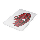 ブルックリンニューヨーク|のブロックのスタイルの原稿 バスマット (アングル)