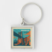 ブルックリンニューヨーク キーホルダー (正面)