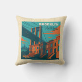 ブルックリンニューヨーク クッション (裏面)