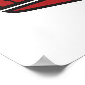 ブルックリンニューヨーク |ブロックスタイルスクリプト ポスター (角)