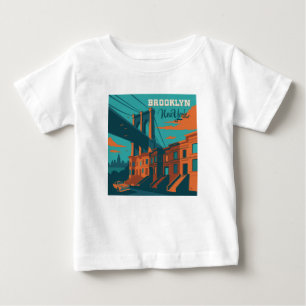 ブルックリンニューヨーク ベビーTシャツ