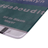 ブルックリンニューヨークFuhgeddabouditを去ること カッティングボード (角)