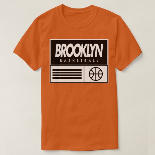 ブルックリンバスケットボール Tシャツ (デザイン正面)