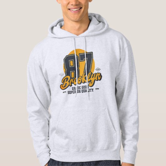 ブルックリンバッジ パーカ (正面)