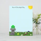 ブルックリンパーソナライズされたダワイマラナーよくはしゃぐズ・デイ (スタンド正面)