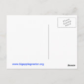 ブルックリンフライヤー – ルーナパーク，コニーアイランド葉書 ポストカード (裏面)