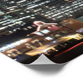 ブルックリンブリッジアットナイトニューヨーク ポスター (角)