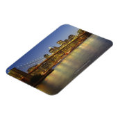 ブルックリンブリッジアンドニューヨークシティ建物 マグネット (左側)