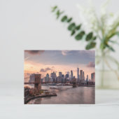 ブルックリンブリッジアンドロアーマンハッタン ポストカード (スタンド正面)