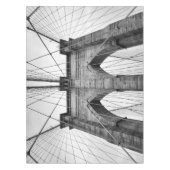 ブルックリンブリッジアーキテクチャ詳細クローズアップ テーブルクロス (正面)