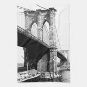 ブルックリンブリッジウォーターフロントキッチンタオル キッチンタオル (縦)