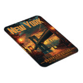 ブルックリンブリッジサンライズ – トラベ素晴らしル マグネット (右側)