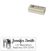 ブルックリンブリッジニューヨークシティパーソナライズされたNYC ラバースタンプ (押印)