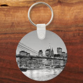 ブルックリンブリッジニューヨークシティ キーホルダー (正面)