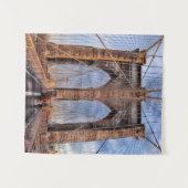 ブルックリンブリッジニューヨークシティ タペストリー (正面(横))