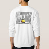 ブルックリンブリッジニューヨークシティNycイエロータクシー スウェットシャツ (裏面)