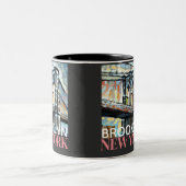 ブルックリンブリッジニューヨーク ツートーンマグカップ (中央)