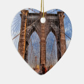 ブルックリンブリッジニューヨークUSA セラミックオーナメント (右)