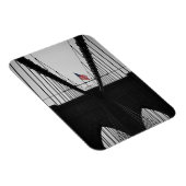 ブルックリンブリッジブラック&ホワイト写真 マグネット (右側)