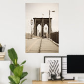 ブルックリンブリッジプリント ポスター (ホームオフィス)