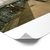 ブルックリンブリッジプロムナード，ニューヨーク ポスター (角)