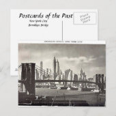 ブルックリンブリッジポスト旧葉書 ポストカード (正面/裏面)