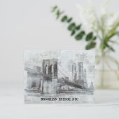 ブルックリンブリッジ情報(NYC) ポストカード (スタンド正面)