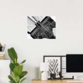 ブルックリンブリッジ抽象芸術ポスター ポスター (ホームオフィス)