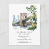 ブルックリンブリッジ新住所のお知らせ 案内ポストカード (正面)