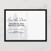 ブルックリンブリッジ日付を保存 案内ポストカード (裏面)