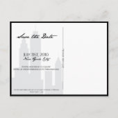 ブルックリンブリッジ日付を保存 案内ポストカード (裏面)