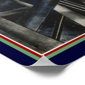 「ブルックリンブリッジ」アールデコbyステラ16x20 ポスター (角)