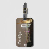 ブルックリンブリッジ ラゲッジタグ (正面縦)