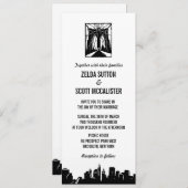 ブルックリンブリッジ |結婚式招待状 招待状 (正面/裏面)