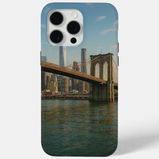 ブルックリンブリッジ&NYCスカイライン Case-Mate iPhoneケース (裏面)