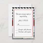 ブルックリンブリッジBlk Wht 千鳥格子の RSVP 1 (裏面)