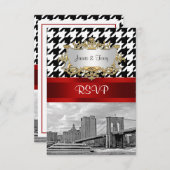 ブルックリンブリッジBlk Wht 千鳥格子の RSVP 1 (正面/裏面)