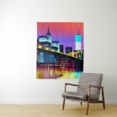 ブルックリンブリッジin the夕べ/アットナイト タペストリー (インサイチュ)