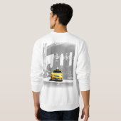 ブルックリンブリッジNYCイエロータクシニューヨークシティ スウェットシャツ (裏面フル)