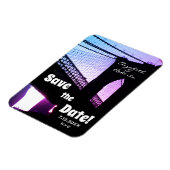 ブルックリンブリッジNYC保存日 マグネット (左側)