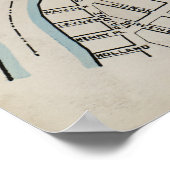 ブルックリンマップ ポスター (角)