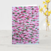 ブルックリンラジオの光るアートカード カード (黄色い花)