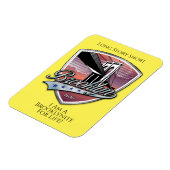 ブルックリンロゴデザイン マグネット (左側)