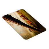 ブルックリン側からのマンハッタン橋の眺め(NYC) マグネット (右側)